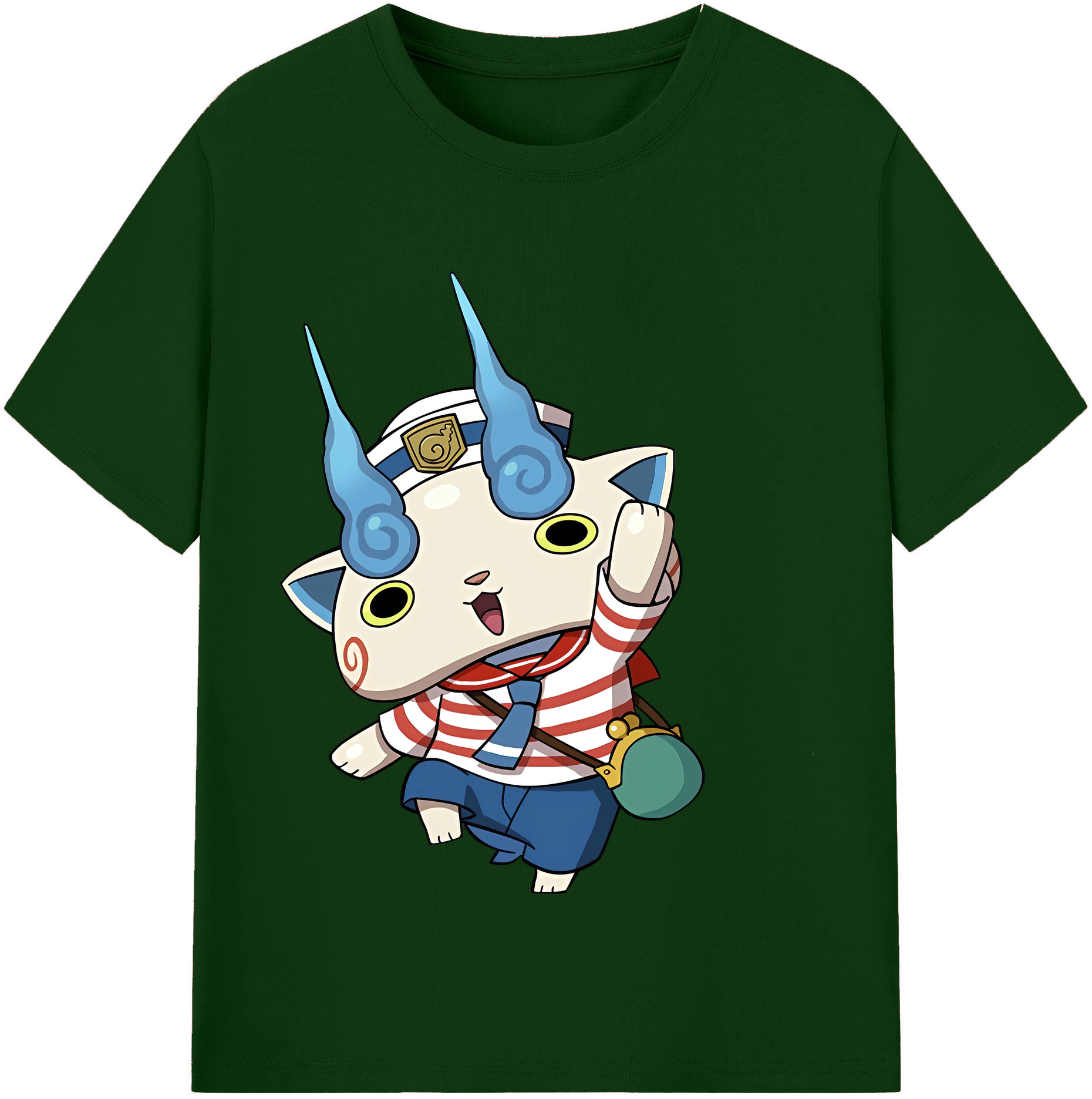 （画像用） 妖怪ウォッチ Yo-kai Watch 綿100％半袖Tシャツ（フロントプリント）